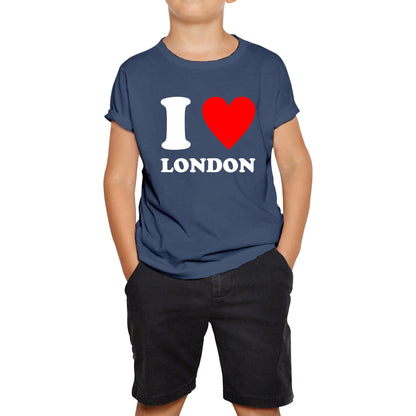 I Love London Capital of England Country Love Souvenir Great Britain Kids Tee