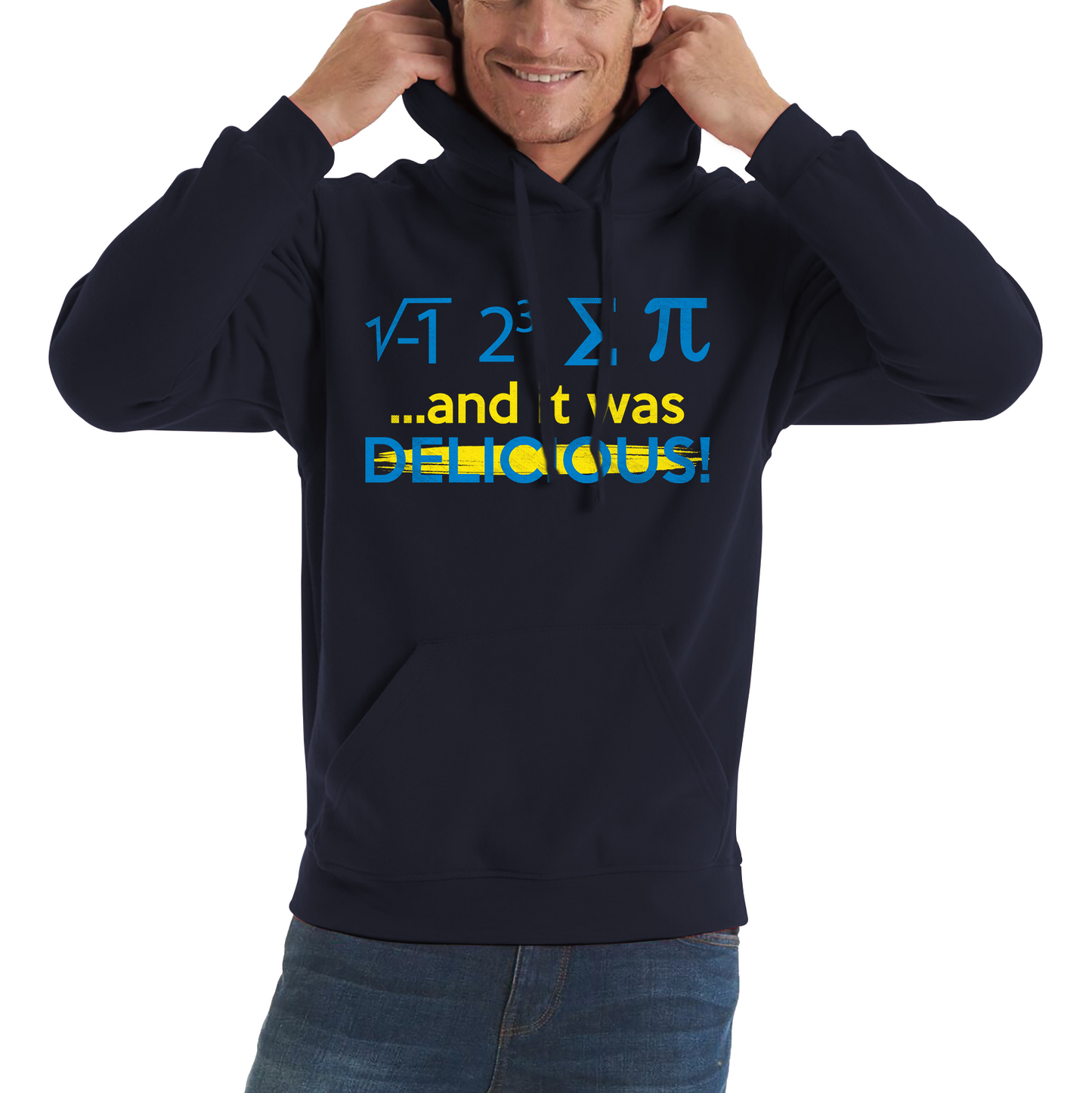 I 8 Sum Pi And It Was Delicious Funny Math geek Algebra Mathematics Humour Unisex Hoodie