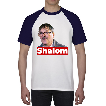 Shalom Jackie Friday Night Dinner Funny Gift Retro Baseball T Shirt