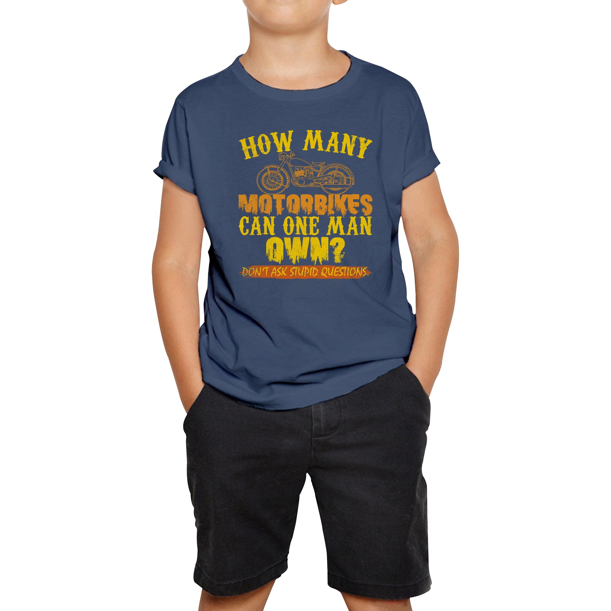 Funny Kids Motorbike T-Shirt