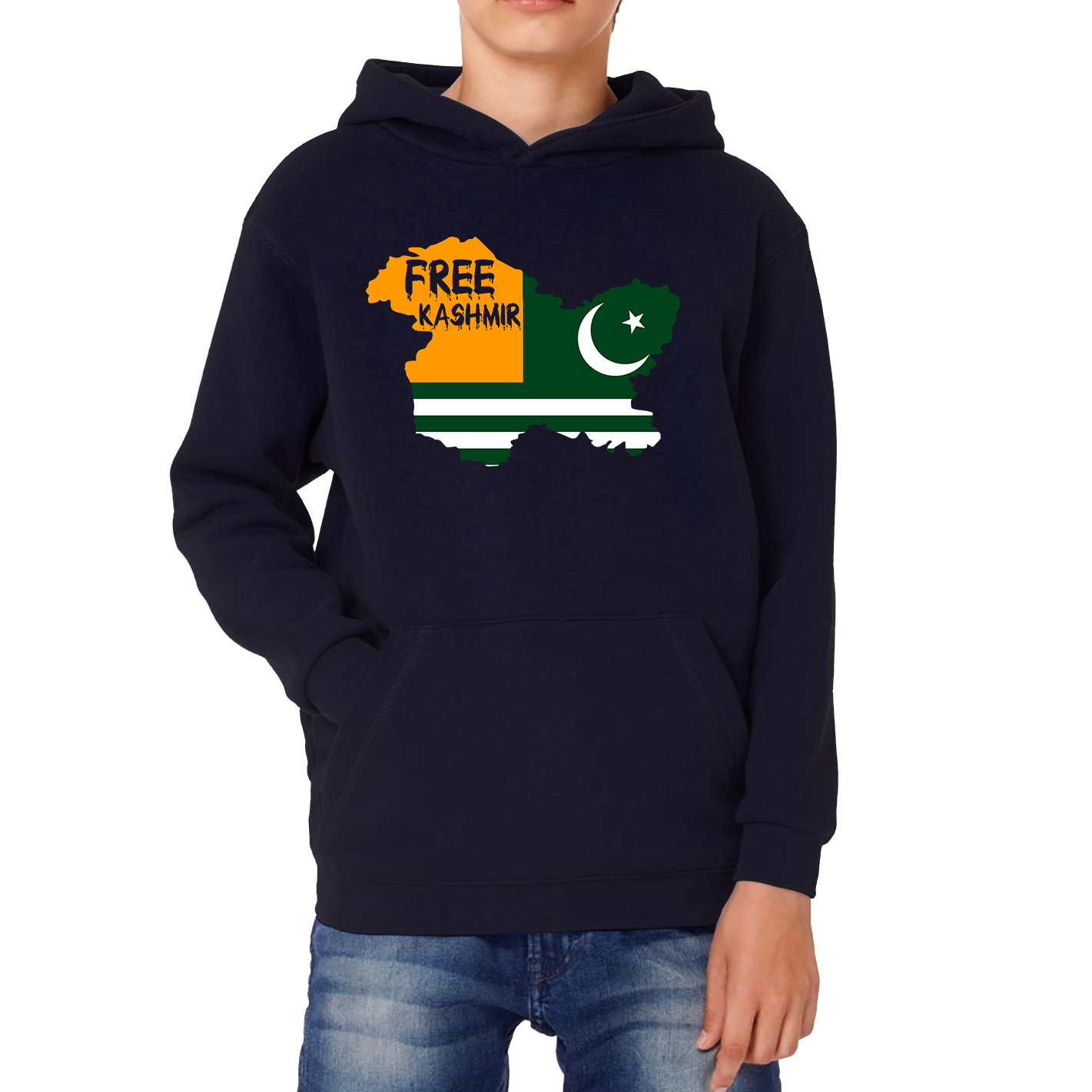 Free Kashmir From India Hoodie