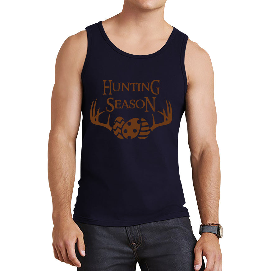 Easter Hunting Season Funny Easter Gift Rabbit Eggs Cute Bunny Deer Hunt Happy Easter Sunday Tank Top