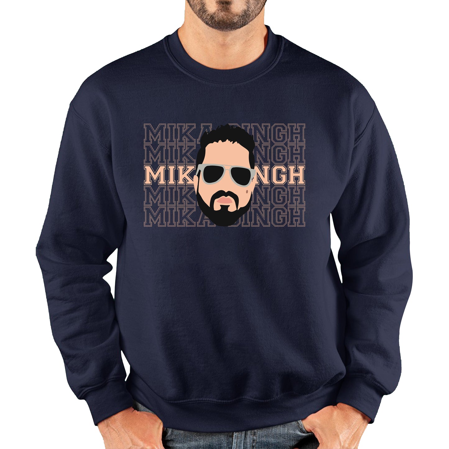 Mika Singh Indian Legend Pop Singer Bollywood Legend Singer Unisex Sweatshirt