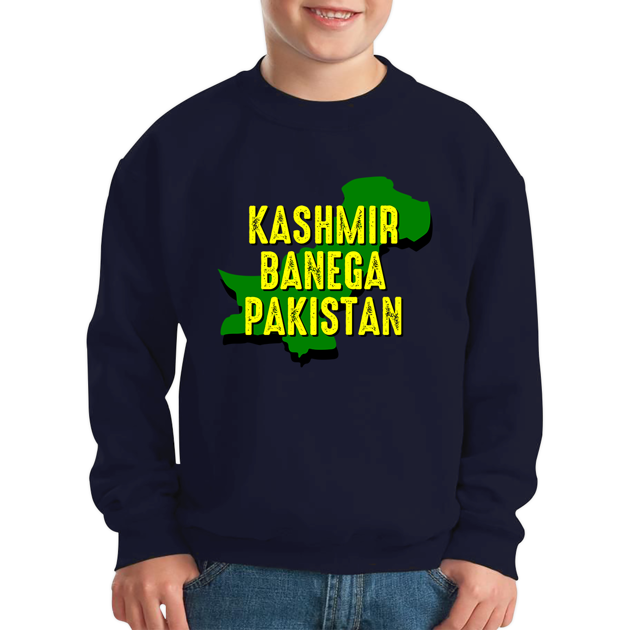 Kashmir Banega Pakistan Stand With Kashmir Jumper