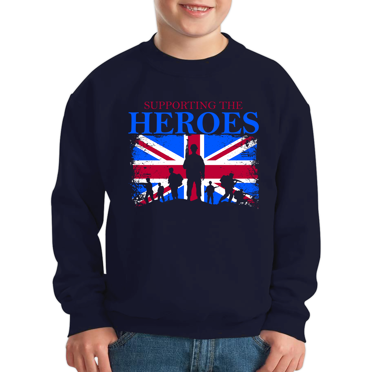 Supporting The Heroes British Veteran Sweatshirt