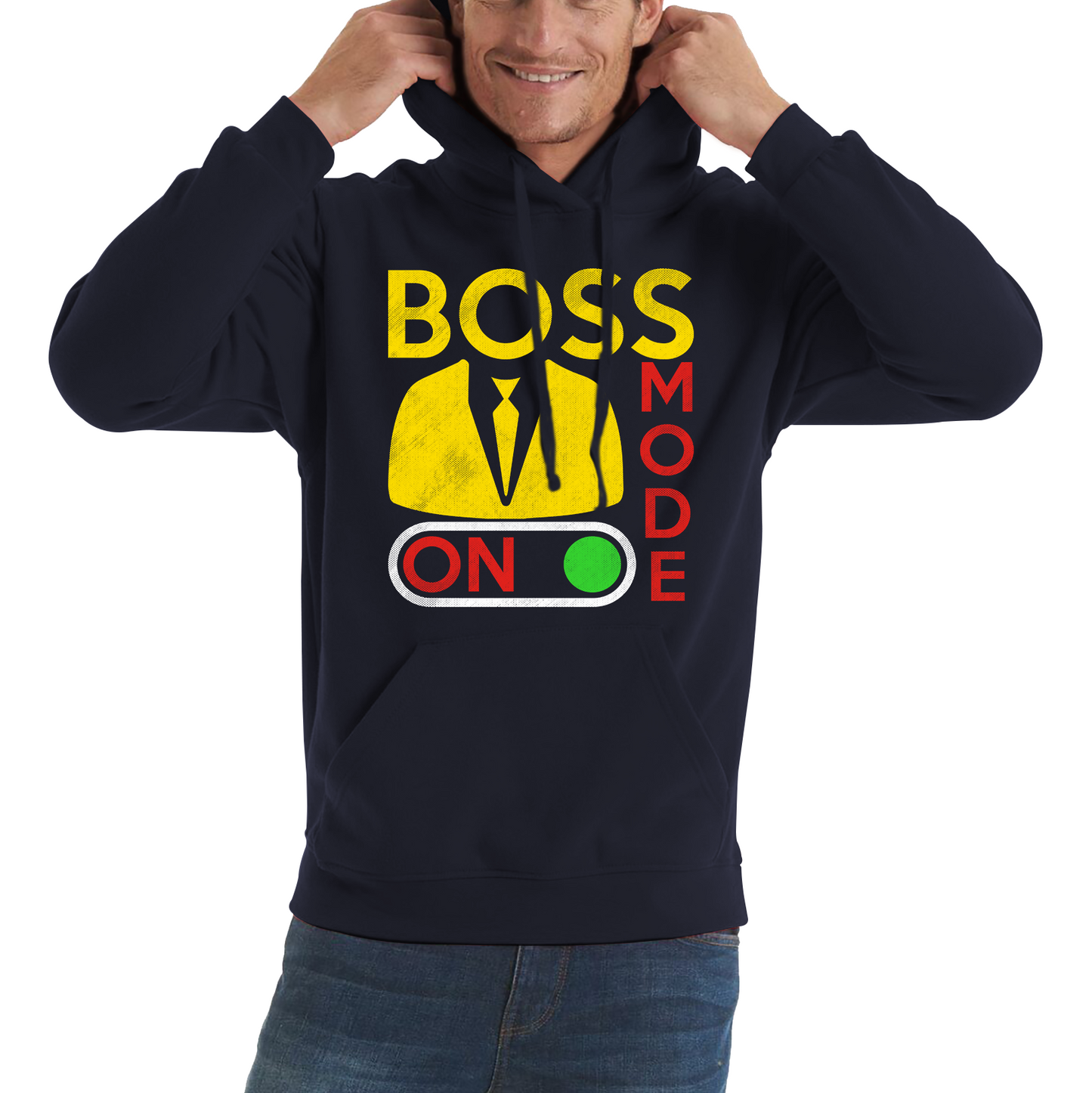 Boss Mode On Funny Hoodie