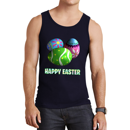 Happy Easter Bunny Colorful Egg Easter Bunny Egg Happy Easter Day Tank Top