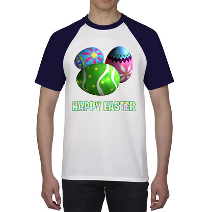 Happy Easter Bunny Colorful Egg Easter Bunny Egg Happy Easter Day Baseball T Shirt