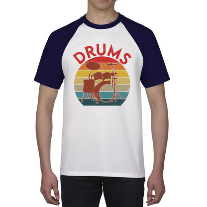 Drums Baseball Shirt