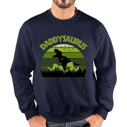 Daddy Dinosaurs Fathers Day Sweatshirt