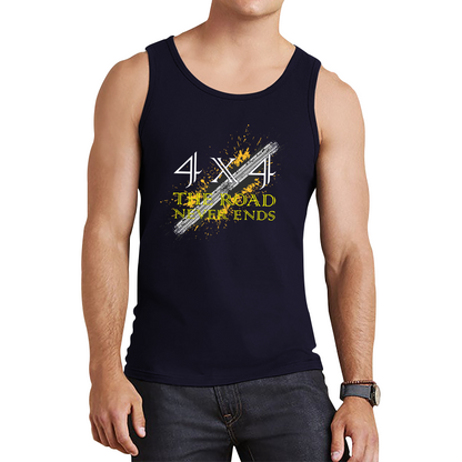 4x4 The Road Never Ends Tank Top