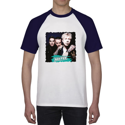 Busted Singer UK Tour 2023 Pigs Can Fly 20th Anniversary Music Band Greatest Hits Busted Band Baseball T Shirt