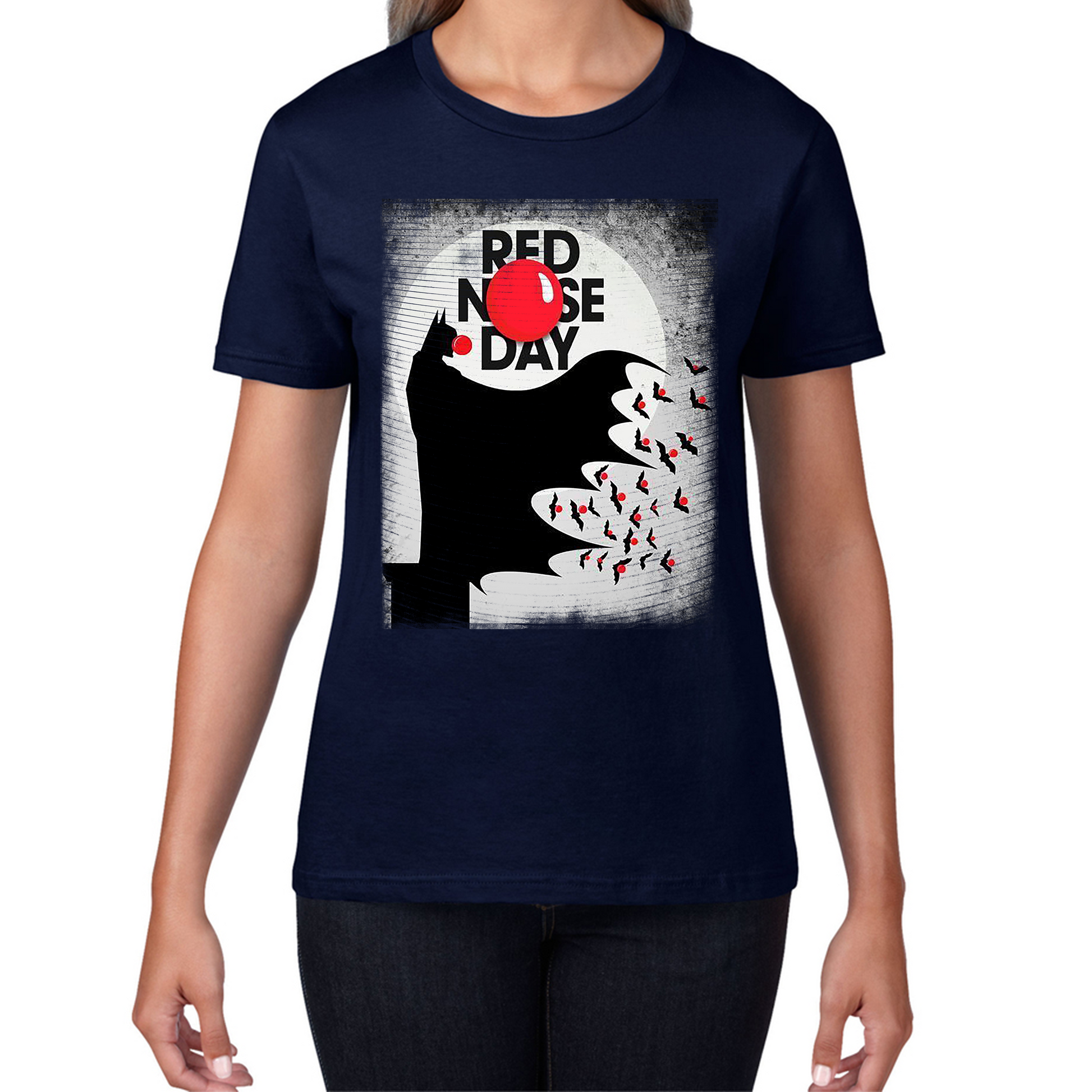 Batman Red Nose Day T Shirt