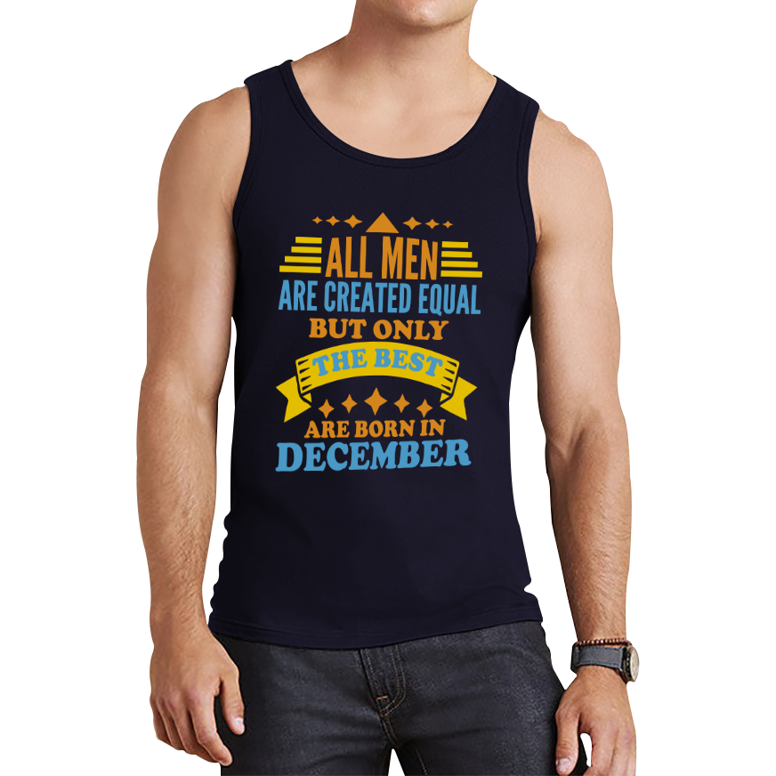 Born In December Birthday Tank Top