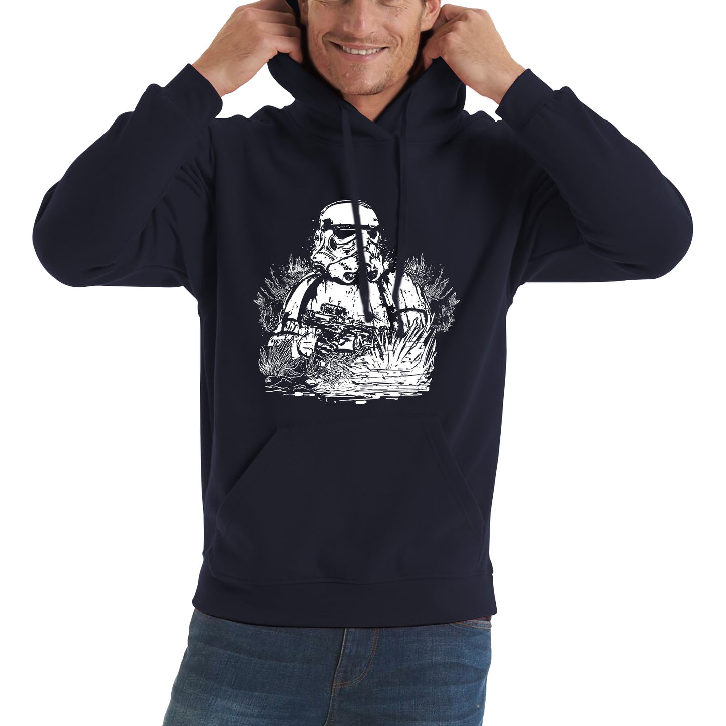 Storm Pooper Under The Sea The Force is Strong With This One Fighter Movie Series Unisex Hoodie