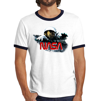 Apollo 18 Science Fiction Horror Film Poster Shirt Nasa Astronaut In The Space Ringer T Shirt