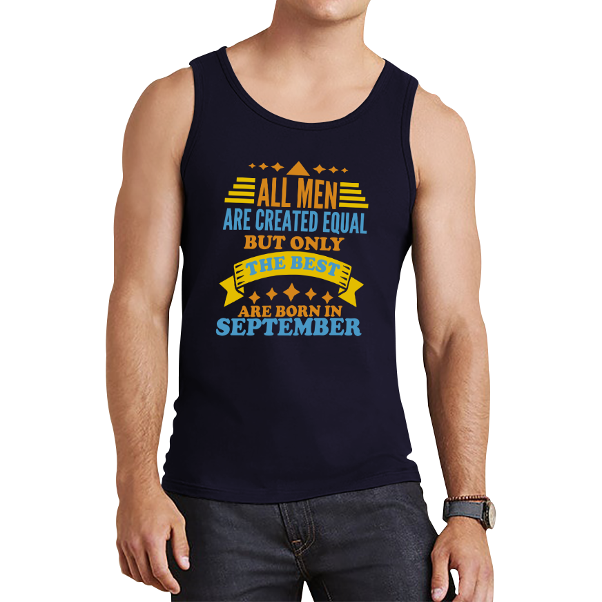 Born In September Birthday Tank Top