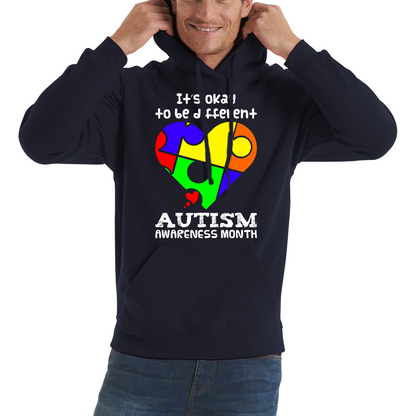 It's Ok To Be Different Autism Awareness Month Hoodie