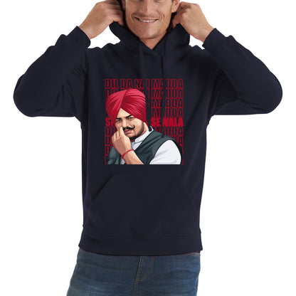 Dil Da Nai Madda Sidhu Moose Wala Legend Punjabi Indian Singer Tribute To Legend Unisex Hoodie