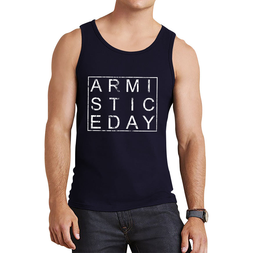 Armistice Day Anzac Day Lest We Forget Remembrance Day Veterans Day WW1 Poppy Flower Tank Top