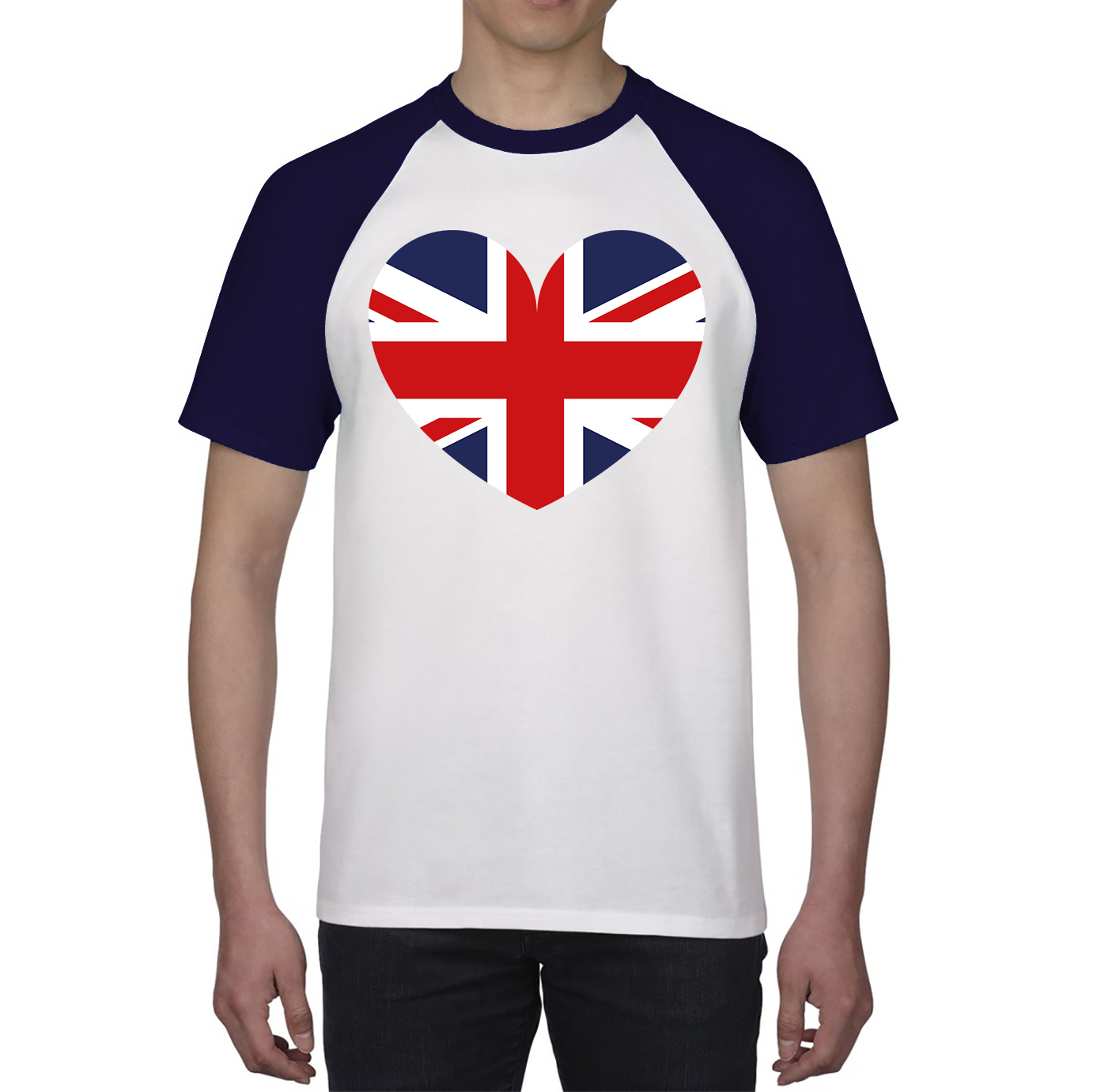 Uk Flag Heart Shape Battle Of Boyne's Queen Platinum Jubilee British Royal Baseball T Shirt