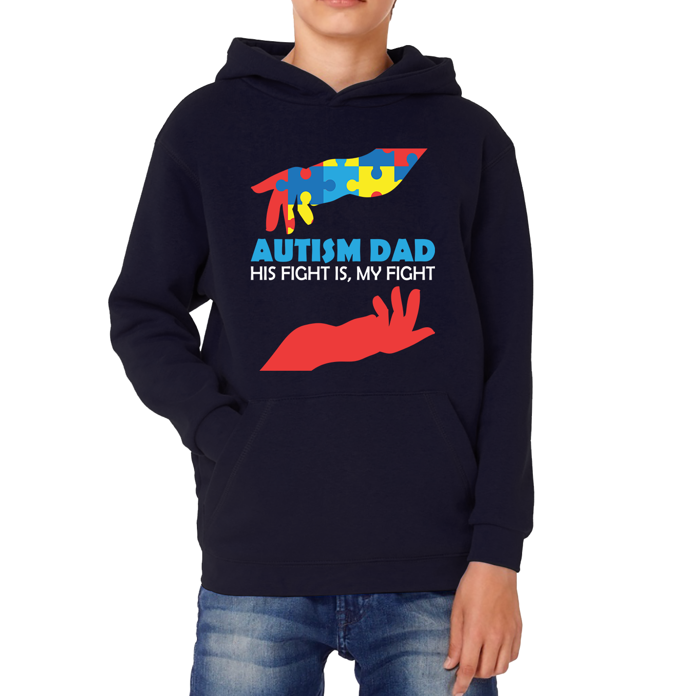 Autism Awareness Fathers Day Hoodie