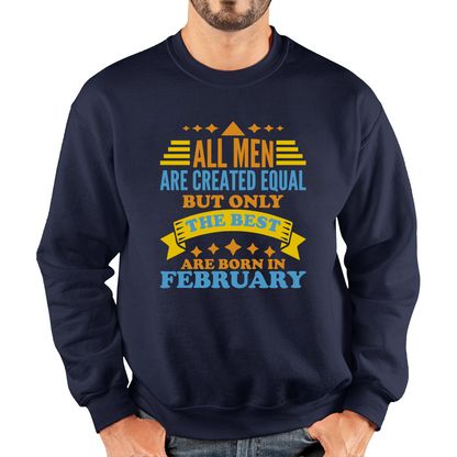 Born In Februray Birthday Sweatshirt