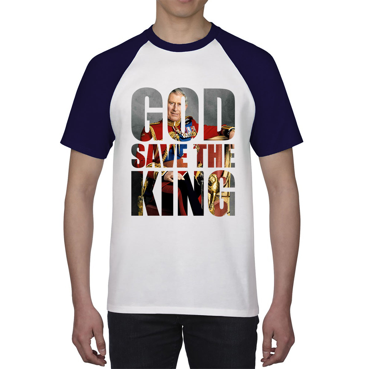 God Save The King Coronation Of King Charles III 2023 Ruling Monarch Of England CR III His Majesty Baseball T Shirt