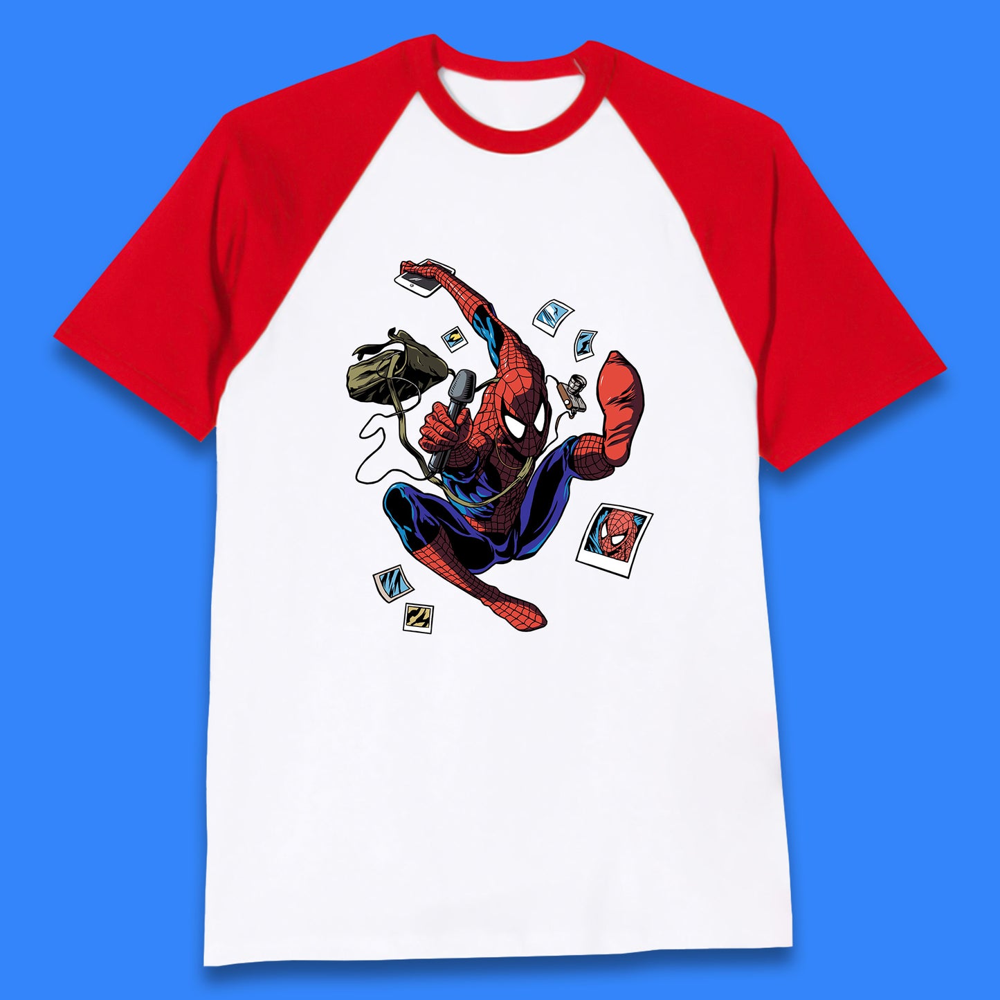 Spider-Man The Animated Series American Superhero Marvel Comics Action Adventure Science Fiction Baseball T Shirt