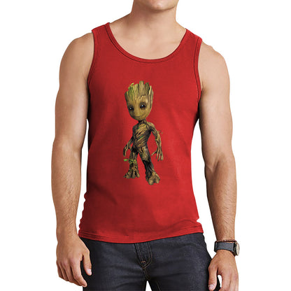 Baby Groot Comic book character Guardians of the Galaxy I am Groot Action Adventure Comedy Sci-Fi Movie Tank Top