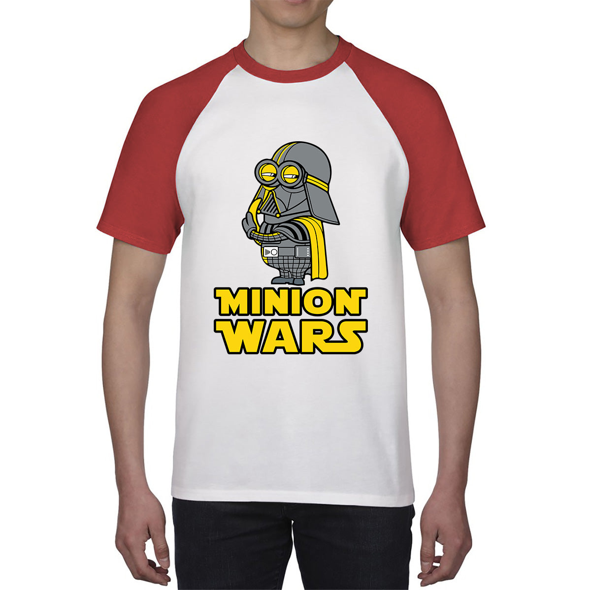 Minion Wars Trooper Cosplay Star Wars Minion Parody The Minions Become Superheroes Disney Star Wars 46th Anniversary Baseball T Shirt