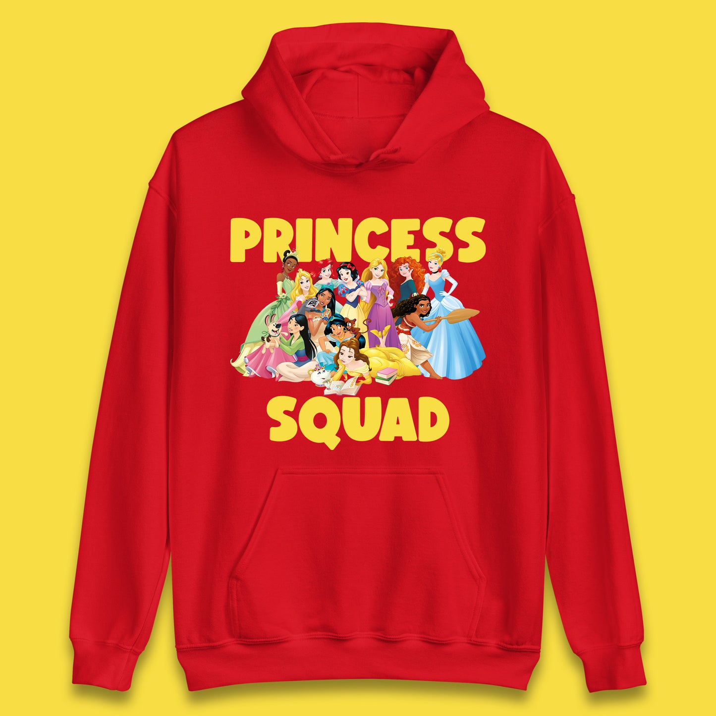 Disney Princess Squad Disney Snow White Cinderella Jasmine Disney Princess Group Disney Trip Disney World Unisex Hoodie