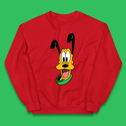 Disney Pluto Mickey Mouse's Pet Dog Cartoon Character Disney World Disneyland Trip Kids Jumper