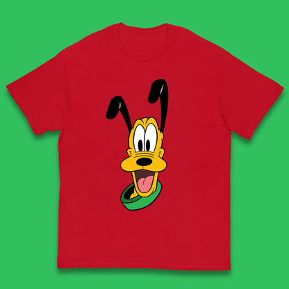 Disney Pluto Mickey Mouse's Pet Dog Cartoon Character Disney World Disneyland Trip Kids T Shirt