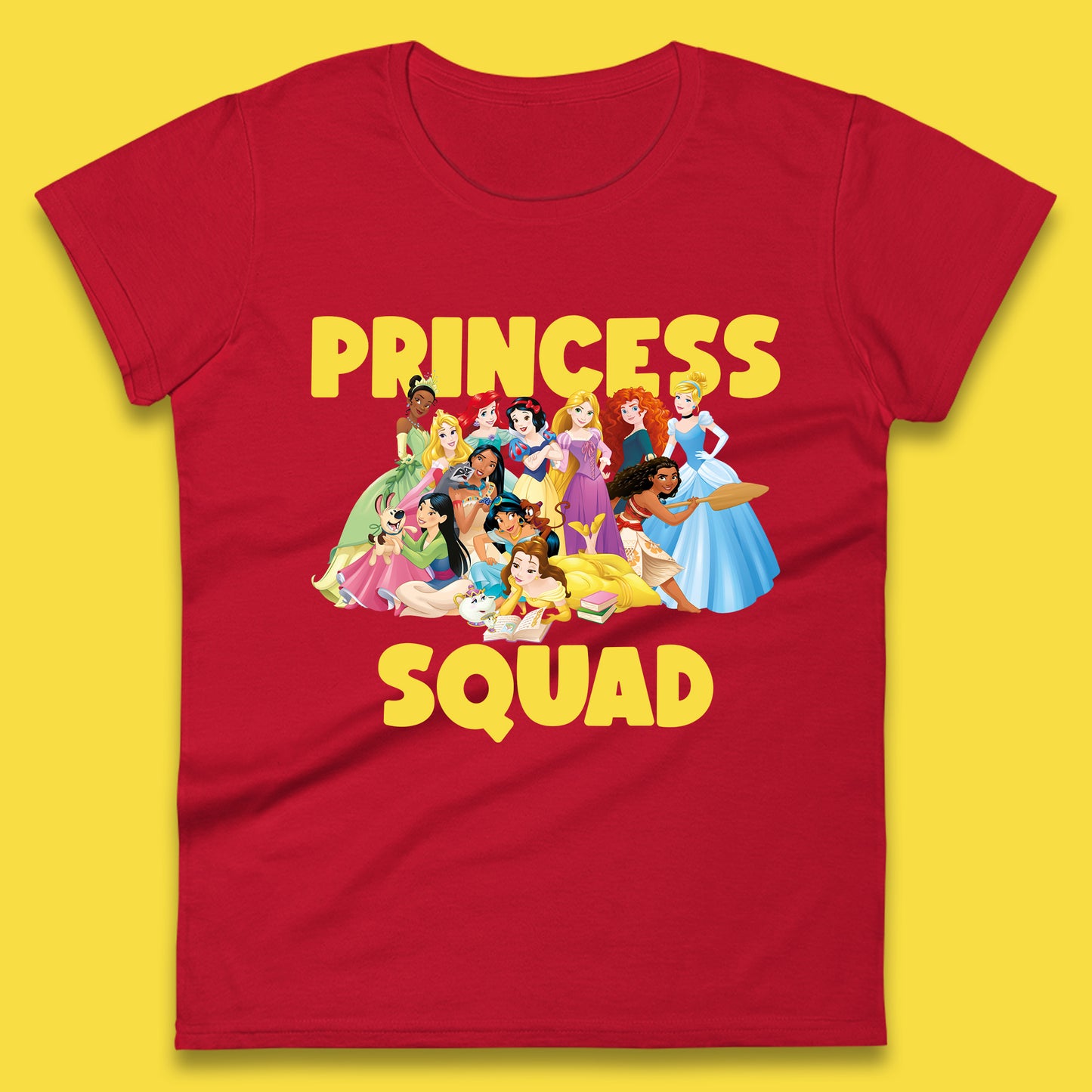 Disney Princess Squad Disney Snow White Cinderella Jasmine Disney Princess Group Disney Trip Disney World Womens Tee Top