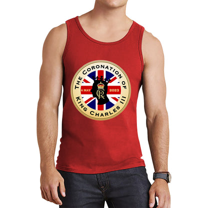 The Coronation Of King Charles III 6th May 2023 CR III Royal Crown United Kingdom Flag Tank Top