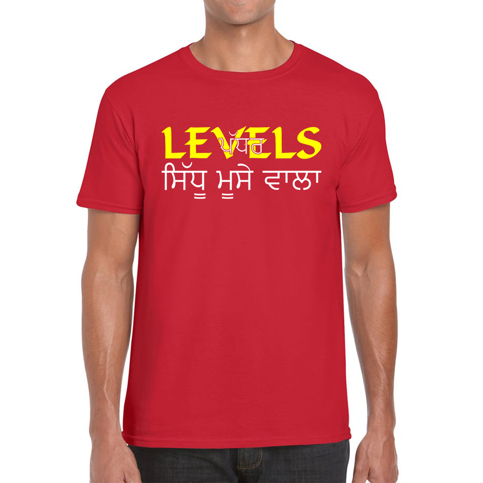 Sidhu Moose Wala Levels Song T Shirt