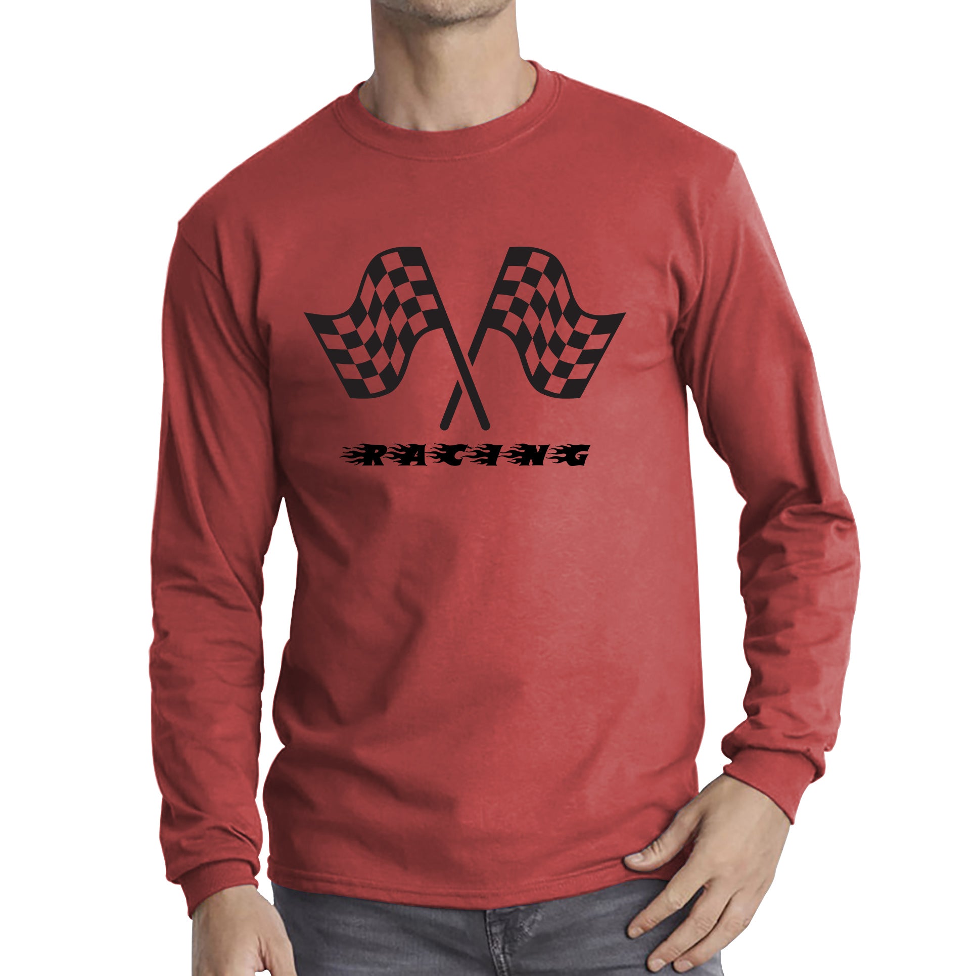 Racing Checkered Flag T Shirt