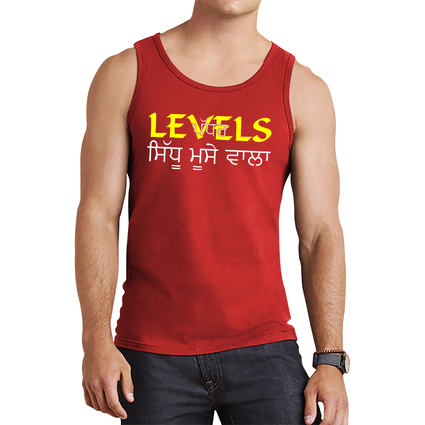 Sidhu Moose Wala Levels Song Tank Top