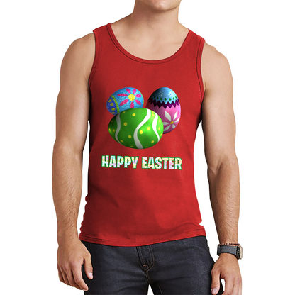 Happy Easter Bunny Colorful Egg Easter Bunny Egg Happy Easter Day Tank Top