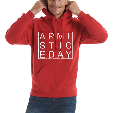 Armistice Day Anzac Day Lest We Forget Remembrance Day Veterans Day WW1 Poppy Flower Unisex Hoodie