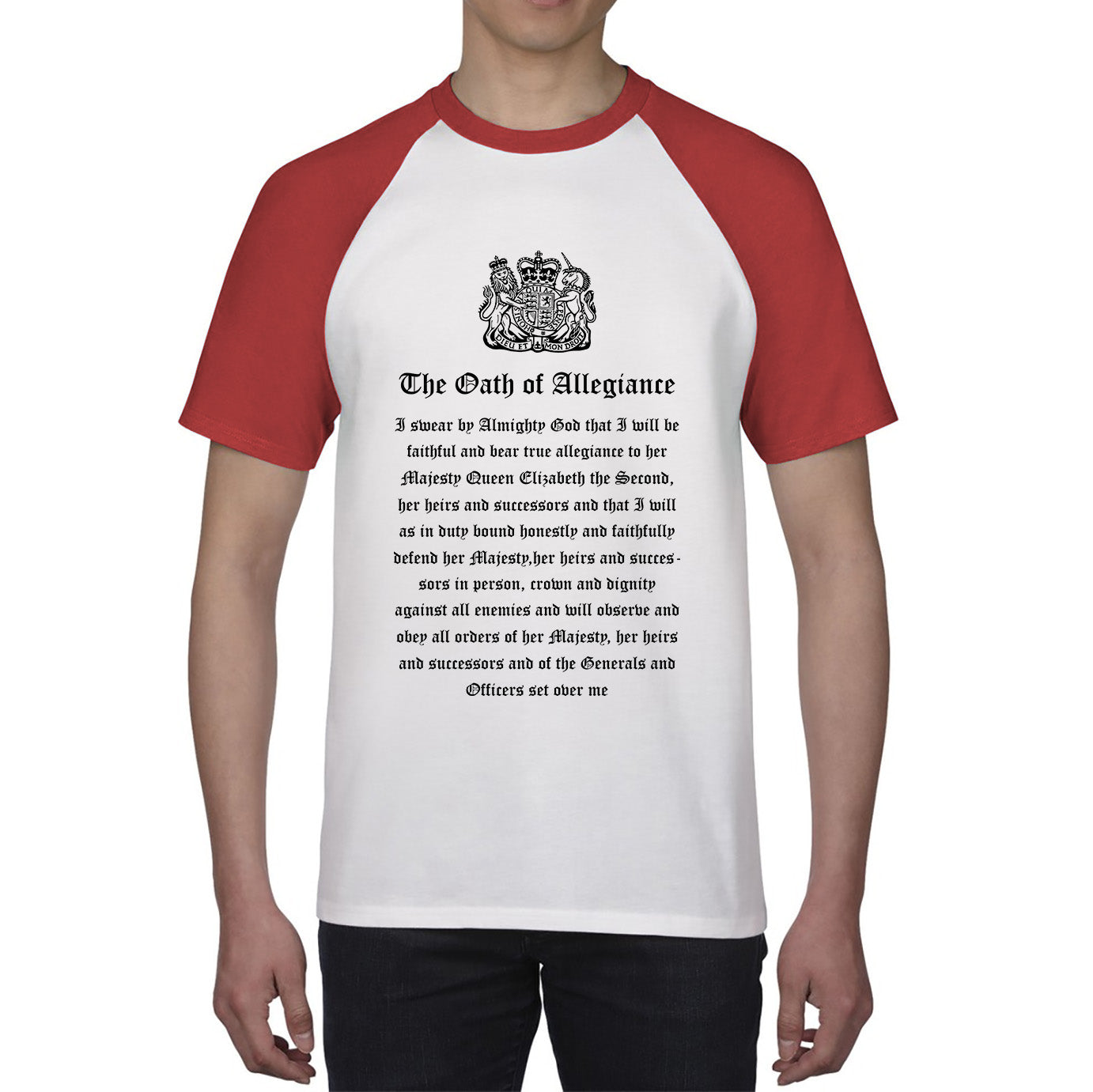 The Oath Of Allegiance British Armed Forces Day Anzac Day Lest We Forget Remembrance Day Veterans Day Baseball T Shirt