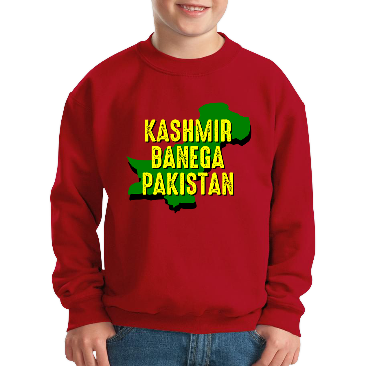 Kashmir Banega Pakistan Stand With Kashmir Jumper