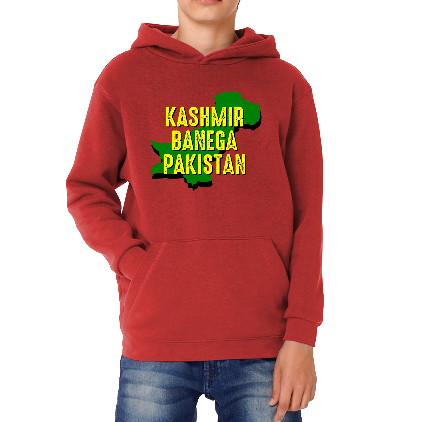 Kashmir Banega Pakistan Stand With Kashmir Hoodie