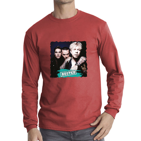 Busted Singer UK Tour 2023 Pigs Can Fly 20th Anniversary Music Band Greatest Hits Busted Band Long Sleeve T Shirt