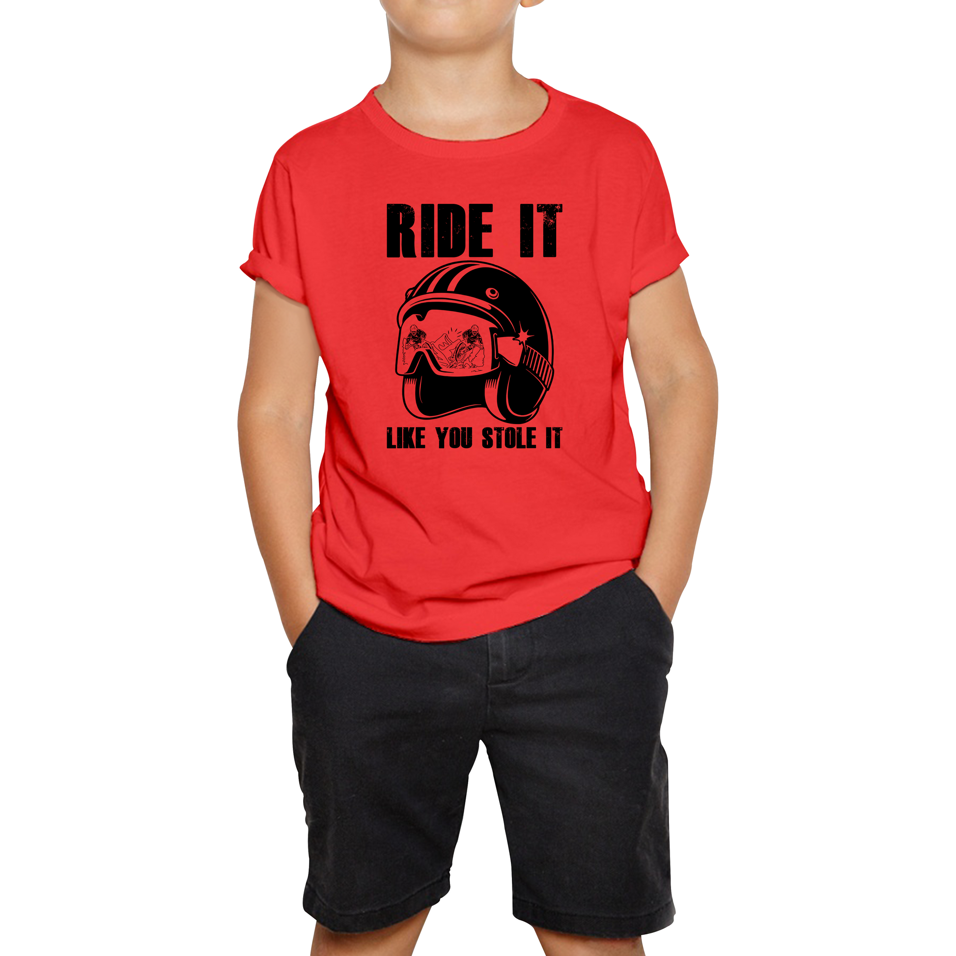 Ride It Like You Stole It Motorcycle Helmet T Shirt