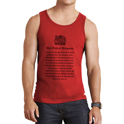 The Oath Of Allegiance British Armed Forces Day Anzac Day Lest We Forget Remembrance Day Veterans Day Tank Top