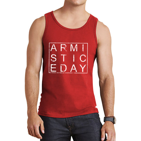 Armistice Day Anzac Day Lest We Forget Remembrance Day Veterans Day WW1 Poppy Flower Tank Top
