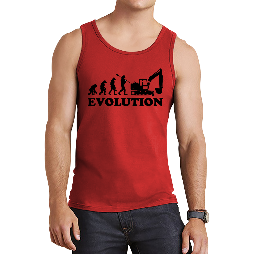 Evolution Of Excavator Operator Bulldozer Construction Digger Excavator Tank Top