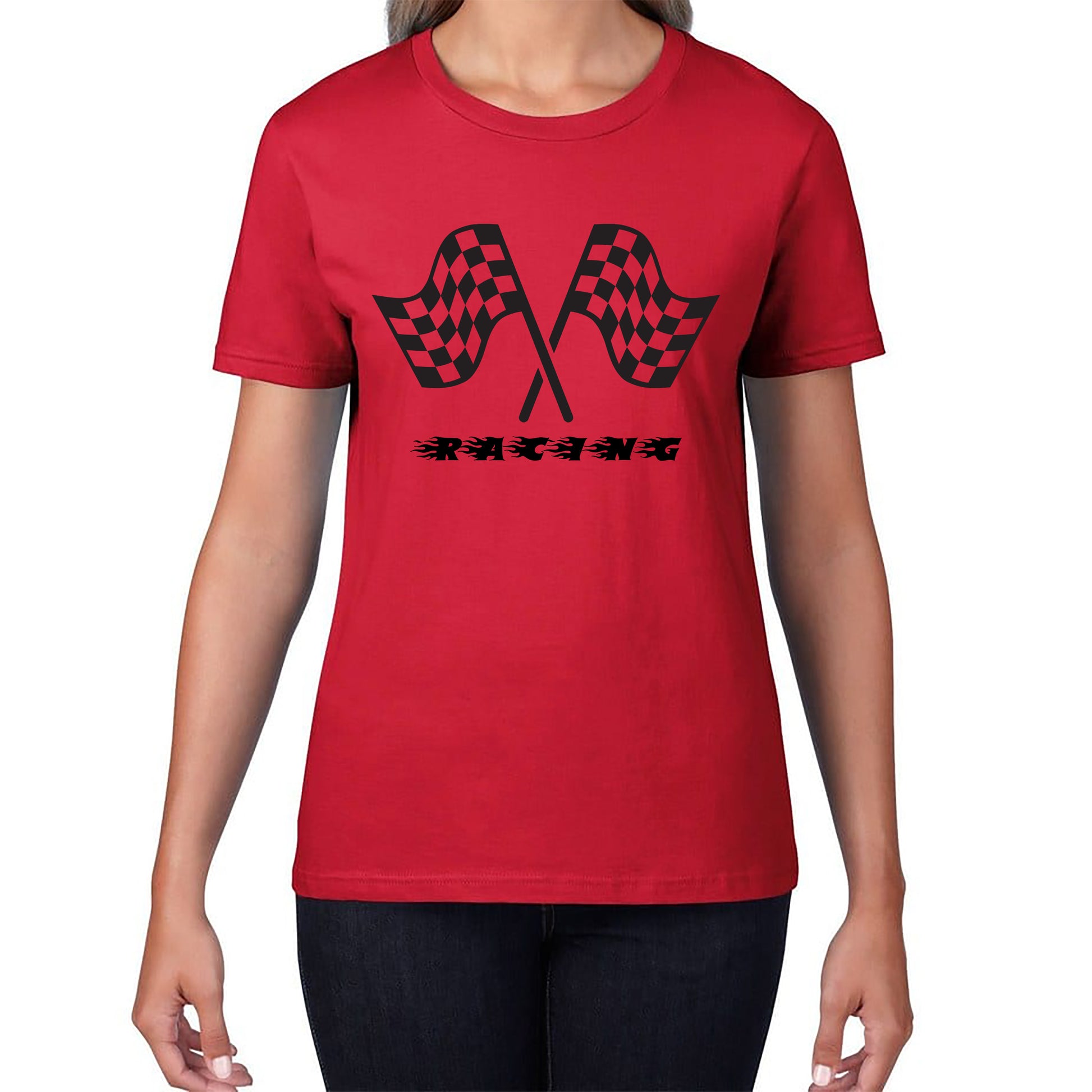 Racing Checkered Flag T Shirt